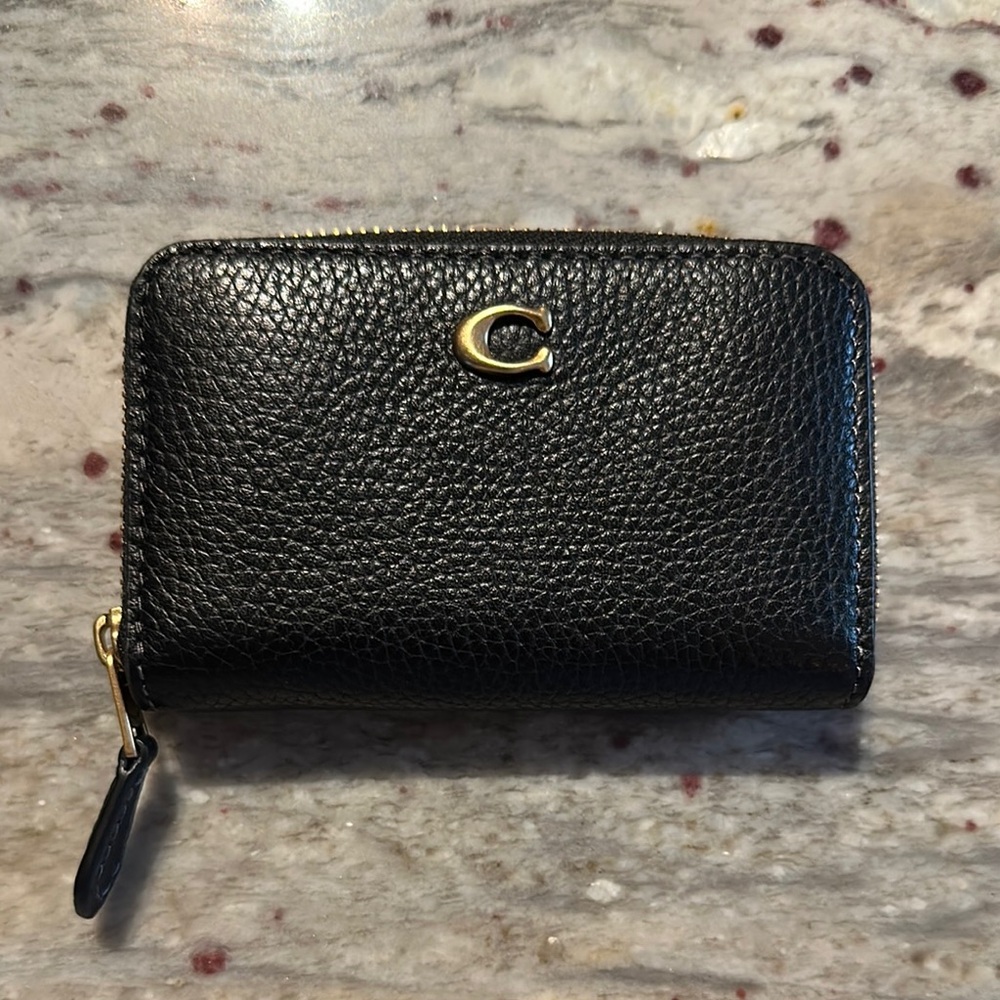 Coach Black Leather Wallet